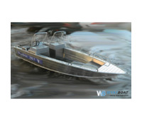 Алюминиевая лодка Wyatboat-390 У с консолями